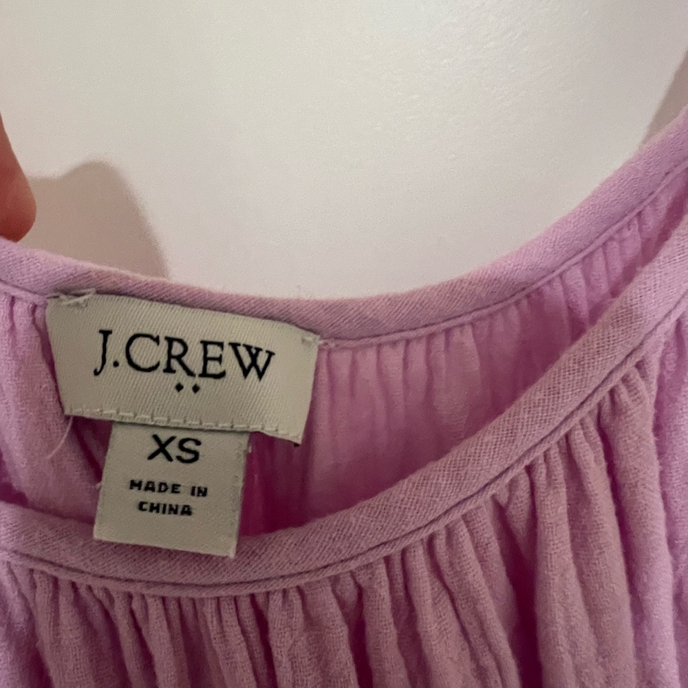 Jcrew ruffle strap sundress